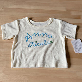 アンナニコラ(Anna Nicola)のanna nicola 新品未使用　タグ付き アンナニコラのロゴtシャツ(Tシャツ/カットソー)