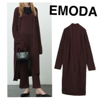 エモダ(EMODA)の《新品タグ付き》EMODA CURVE BODYニットカーディガン(カーディガン)