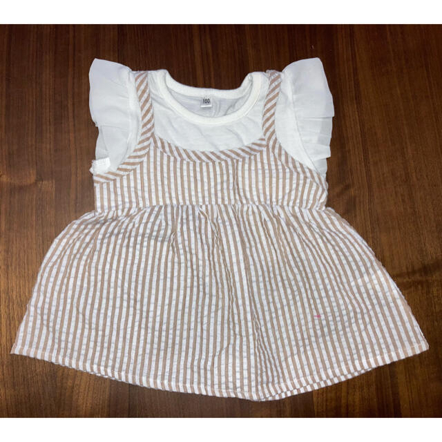 西松屋(ニシマツヤ)のトップス 100 キッズ/ベビー/マタニティのキッズ服女の子用(90cm~)(Tシャツ/カットソー)の商品写真