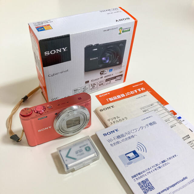 SONY(ソニー)のSONY Cyber-shot DSC-WX350 ピンク スマホ/家電/カメラのカメラ(コンパクトデジタルカメラ)の商品写真