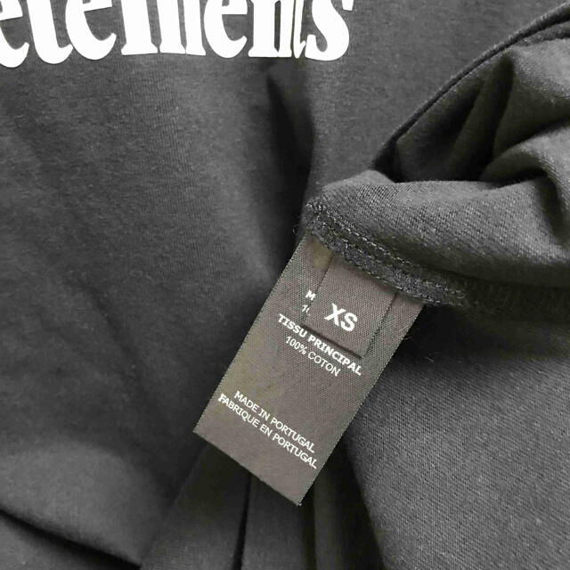 正規新品 20SS VETEMENTS ヴェトモン ビッグタグ ロゴ Tシャツ