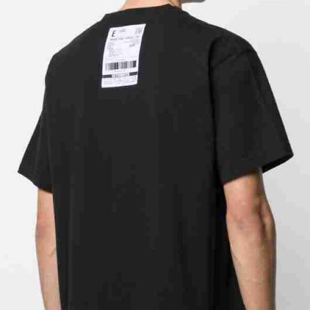 正規新品 20SS VETEMENTS ヴェトモン ビッグタグ ロゴ Tシャツ