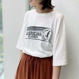 アパルトモンドゥーズィエムクラス(L'Appartement DEUXIEME CLASSE)のL'Appartement【Americana/アメリカーナ】Half Sl(Tシャツ(半袖/袖なし))