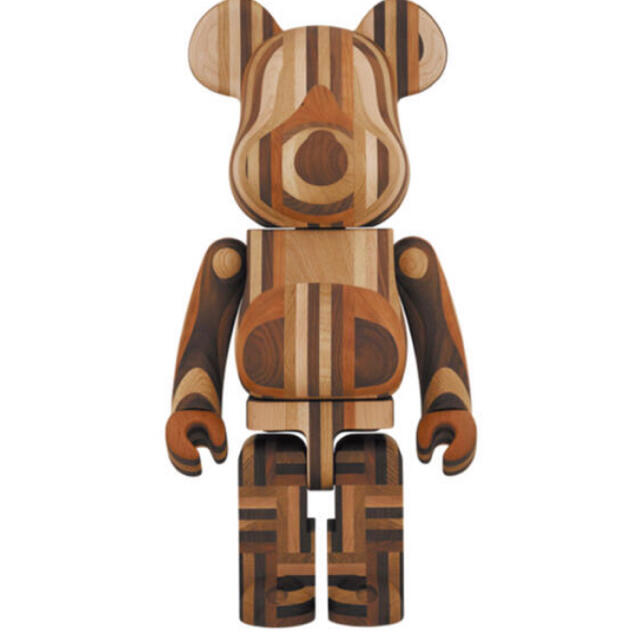 BE@RBRICK カリモク 寄木 1000％　25th