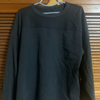 コモリ(COMOLI)の19aw comoli フットボールTシャツ チャコール(Tシャツ/カットソー(七分/長袖))