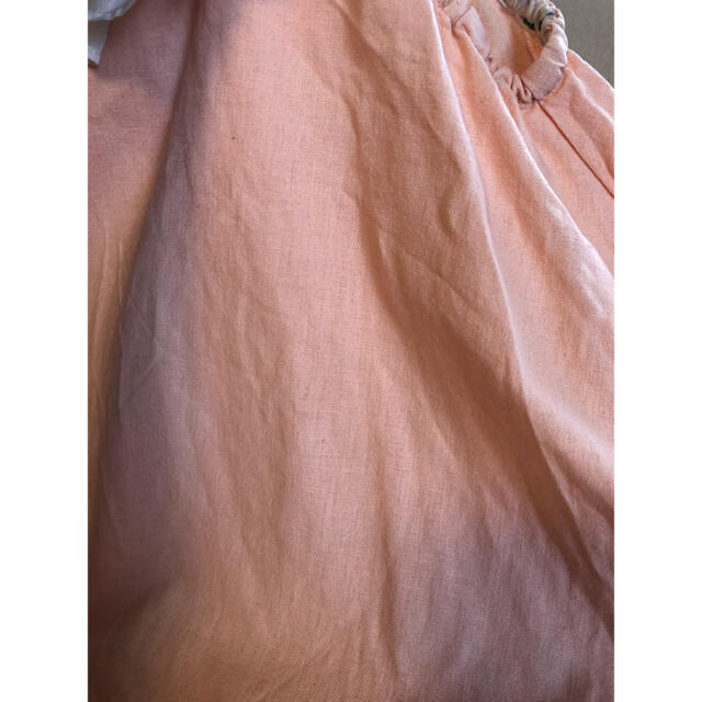SunnyLandscape(サニーランドスケープ)のaka様専用 サニーランドスケープ 120 リネン ワンピース ピンク キッズ/ベビー/マタニティのキッズ服女の子用(90cm~)(ワンピース)の商品写真