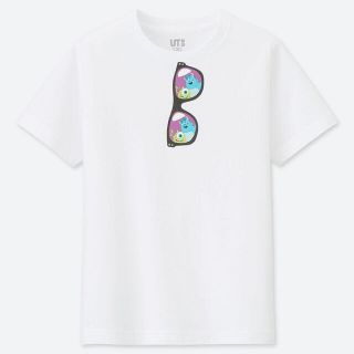 ユニクロ(UNIQLO)のメンズ ユニクロ UNIQLO ピクサーTシャツ 半袖 ホワイトL(Tシャツ/カットソー(半袖/袖なし))