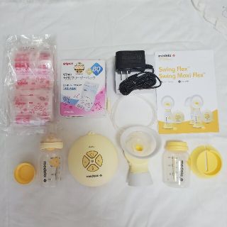 メデラ 電動搾乳器 スイングフレックス ★カーム＆母乳フリーザパックおまけ付き(その他)