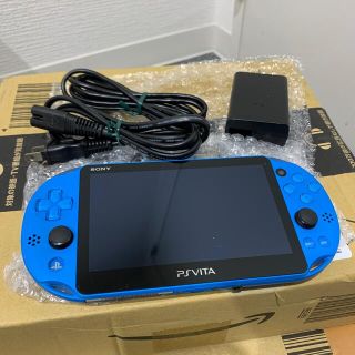 プレイステーションヴィータ(PlayStation Vita)のPS VITA ブルー sony  za23 PCH2000(携帯用ゲーム機本体)