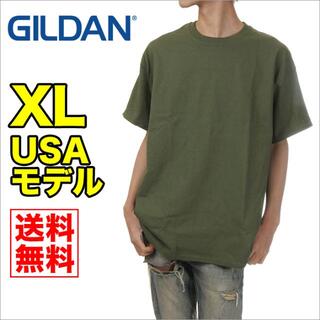 ギルタン(GILDAN)の【新品】ギルダン 半袖 Tシャツ XL カーキ GILDAN 無地 メンズ(衣装)