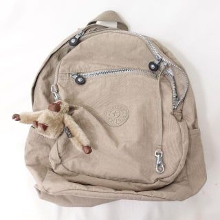 キプリング(kipling)のKipling　リュックサック　レディース　ベージュ(リュック/バックパック)