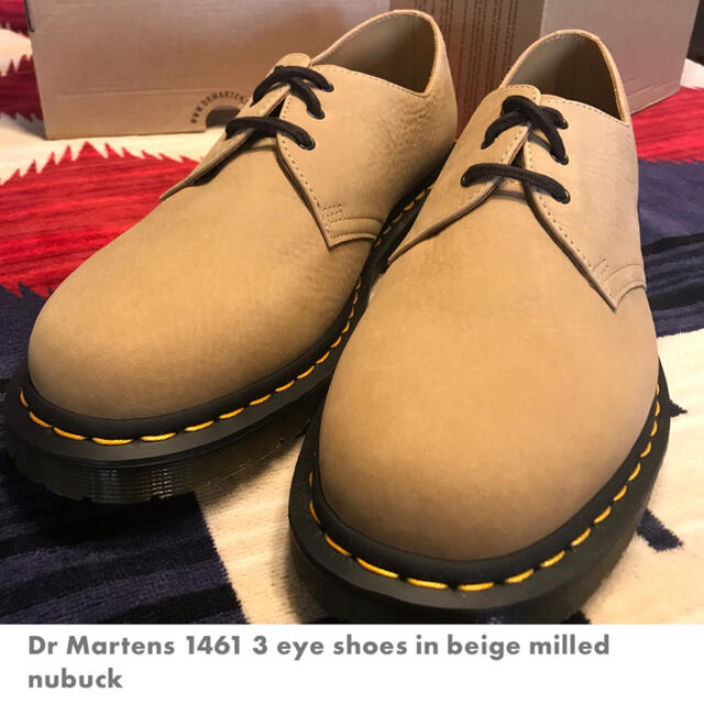 Dr.Martens(ドクターマーチン)のドクターマーチン 3ホール ヌバックレザー　新品　28cm 値下げ‼️ メンズの靴/シューズ(ドレス/ビジネス)の商品写真