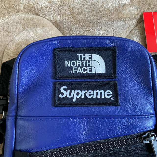 18AW supreme north face leather レザーショルダー