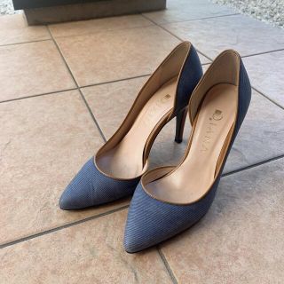発送日につき急きょ本日売り切り！DIANA デニムヒールパンプス22(ハイヒール/パンプス)