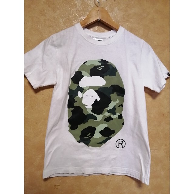 APE エイプ 猿カモ マイロ 迷彩 半袖 Tシャツ-