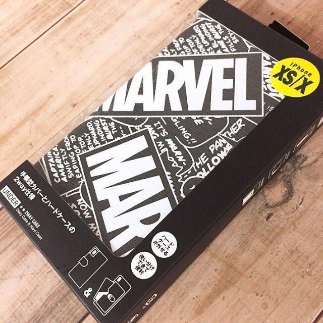 MARVEL(マーベル)の冷蔵庫にマグネットで固定 箱破れ特価 MARVEL iPhoneX/Xs 兼用 スマホ/家電/カメラのスマホアクセサリー(iPhoneケース)の商品写真