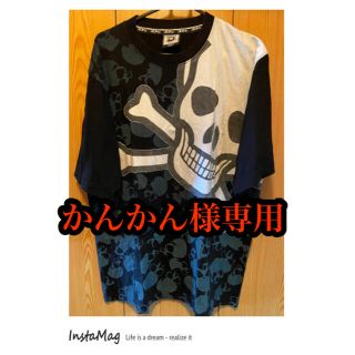 大きいサイズ✰*。スカルTシャツ(Tシャツ(半袖/袖なし))