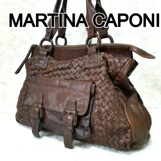 正規品　美品　MARTINACAPONI　マルティナカポーニ　トートバッグ