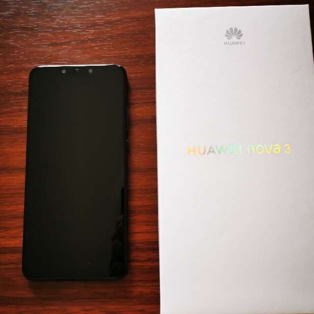 HUAWEI nova3　ブラック　128GB　SIMフリー