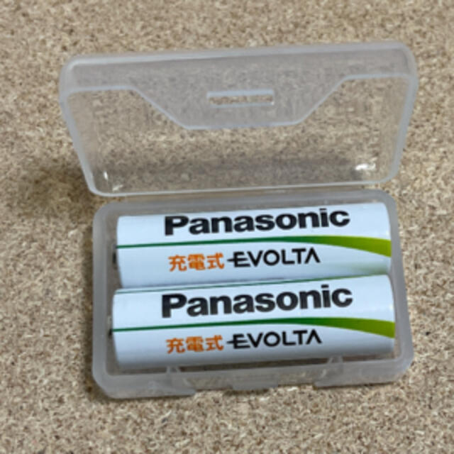 Panasonic(パナソニック)のエボルタ　BK-3MLE  単3形充電池　1950mAh 2本 インテリア/住まい/日用品の日用品/生活雑貨/旅行(その他)の商品写真