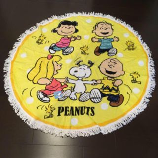 スヌーピー(SNOOPY)のスヌーピー  ラウンドタオル　(ラグ)