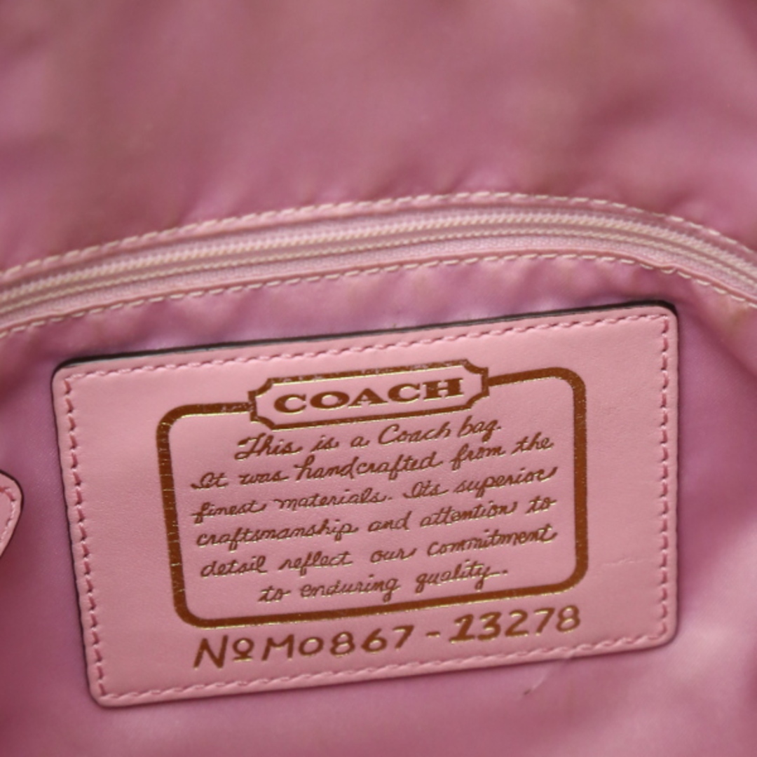 COACH(コーチ)のコーチ 13278 ショルダーバッグ ベージュ ゴールド  COACH 2WAY シグネチャー レディースのバッグ(ショルダーバッグ)の商品写真