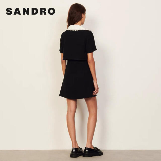 ❤️Sandro2021新作　新品　グレーワンピース　オシャレ　綺麗上品