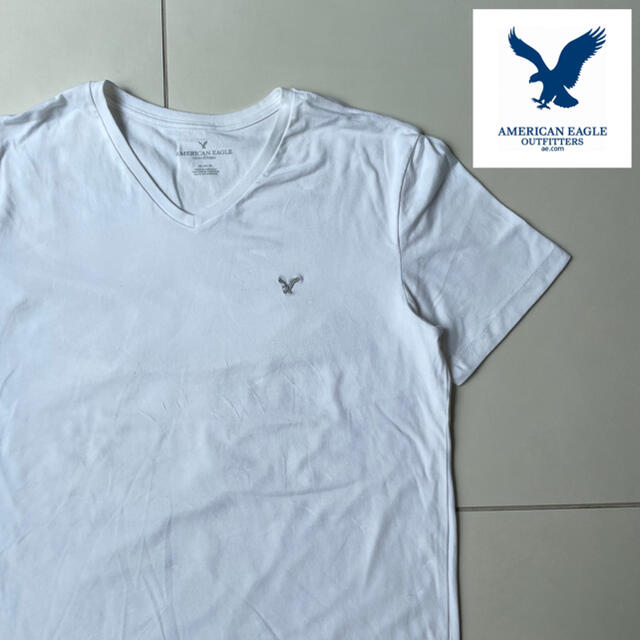 American Eagle(アメリカンイーグル)のアメリカンイーグル　VネックTシャツ メンズのトップス(Tシャツ/カットソー(半袖/袖なし))の商品写真