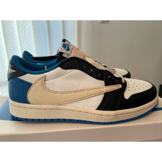 ナイキ(NIKE)のトラヴィススコット フラグメント エアジョーダン1 low 23.5cm(スニーカー)