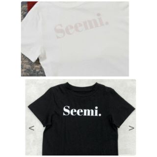 ワンアフターアナザーナイスクラップ(one after another NICE CLAUP)の２枚　seemi ロゴTシャツ　ナイスクラップ(Tシャツ(半袖/袖なし))