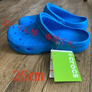 クロックス(crocs)のクロックス　crocs 新品タグ付き　ユニセックス　26㎝　レイレンクロッグ　(サンダル)