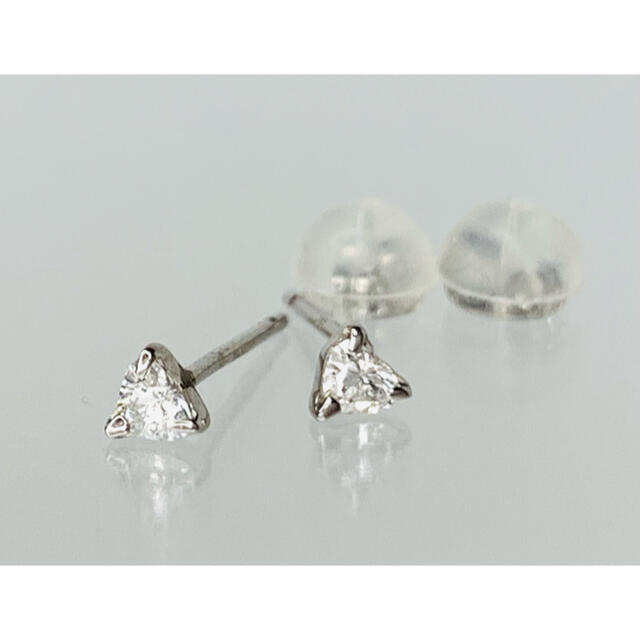 Pt900ダイヤモンドピアス ハートシェイプ0.12ct 【人気急上昇】 www