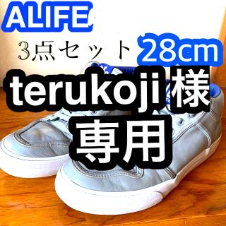 エーライフ(ALIFE)のロンハーマン星条旗トート、ヘンリーサンダル(スニーカー)