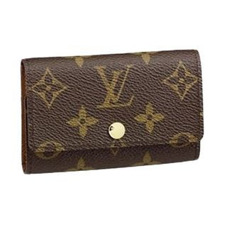 ルイヴィトン(LOUIS VUITTON)のルイヴィトン M62630 キーケース ブラウン  LOUIS VUITTON ミュルティクレ6 モノグラム(キーホルダー)