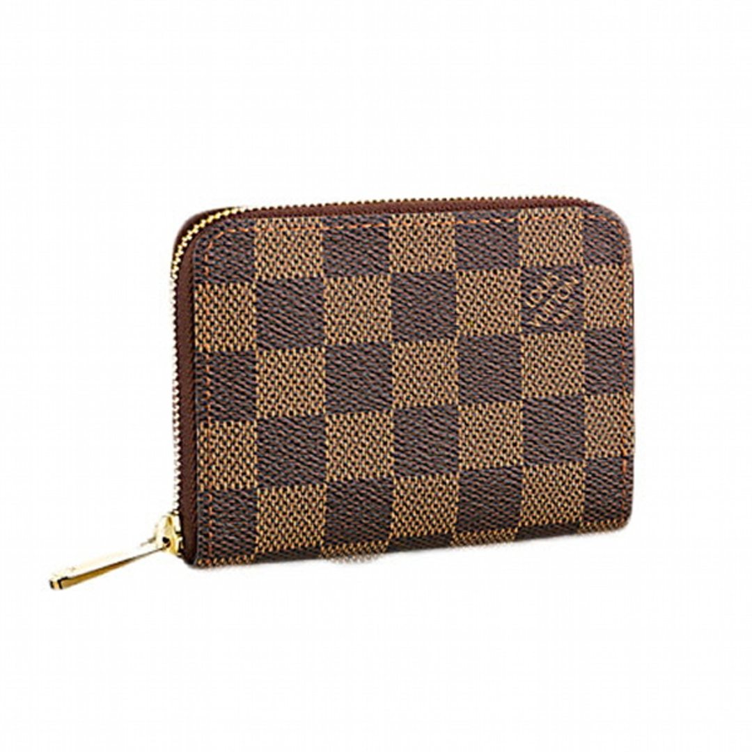 ルイヴィトン N63070 コインケース ブラウン LOUIS VUITTON ジッピー ...