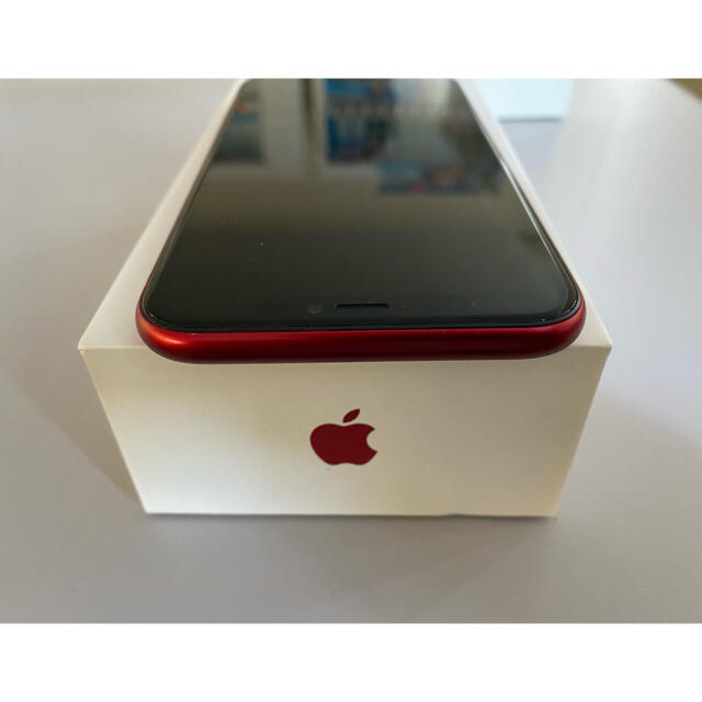 美品　iPhone XR PRODUCTRED 64GB SIMフリー 4