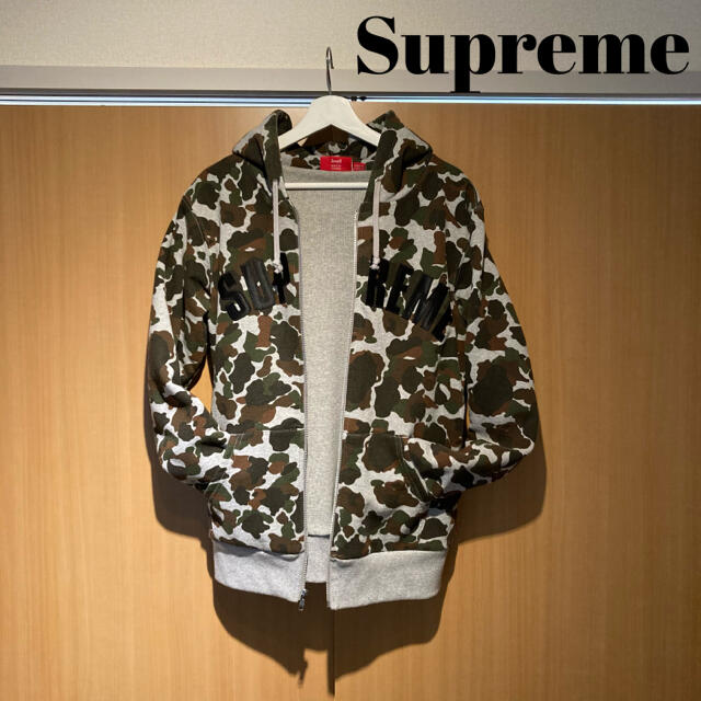 Supreme(シュプリーム)のSupreme シュプリーム　アーチロゴ　サーマル　ジップアップ　パーカー メンズのトップス(パーカー)の商品写真