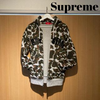 シュプリーム(Supreme)のSupreme シュプリーム　アーチロゴ　サーマル　ジップアップ　パーカー(パーカー)