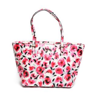 ケイトスペードニューヨーク(kate spade new york)のケイトスペード  トートバッグ   Kate Spade 肩掛け 花柄(トートバッグ)