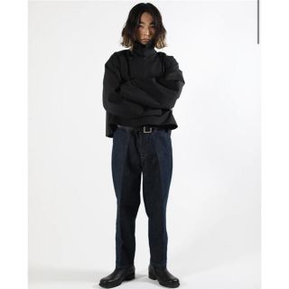 ワンエルディーケーセレクト(1LDK SELECT)のPintuck Tapered Pants ワイドテーパードデニム(デニム/ジーンズ)