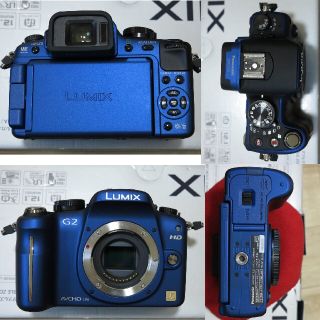 Panasonic - パナソニック LUMIX G2 Wズームレンズキット ブルー DMC ...