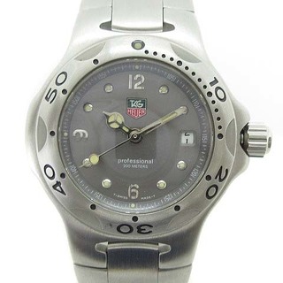 タグホイヤー(TAG Heuer)のタグホイヤー キリウム 腕時計 ウォッチ SSベルト デイト クォーツ シルバー(腕時計)