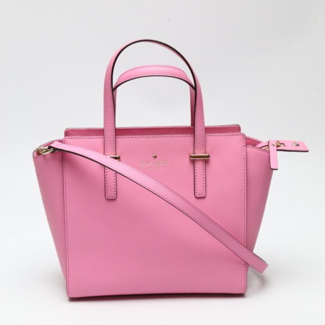 kate spade new york(ケイトスペードニューヨーク)のケイトスペード  ハンドバッグ ピンク  Kate Spade 2WAY  レザーショルダーストラップ付 レディースのバッグ(ハンドバッグ)の商品写真