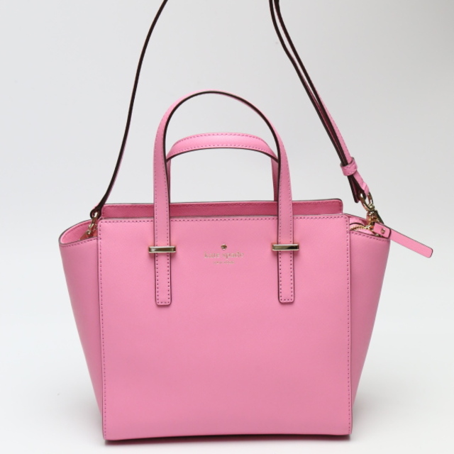 ケイトスペード ハンドバッグ ピンク Kate Spade 2WAY レザーショルダーストラップ付