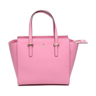 ケイトスペードニューヨーク(kate spade new york)のケイトスペード  ハンドバッグ ピンク  Kate Spade 2WAY  レザーショルダーストラップ付(ハンドバッグ)