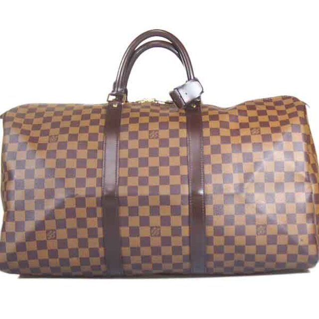 ルイ・ヴィトン N41427  ボストンバッグ ブラウン  LOUIS VUITTON キーポル50 ダミエ