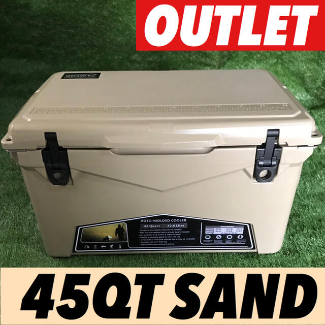 アウトレット‼️アイスランドクーラーボックス 45QT サイド‼️ハードクーラー