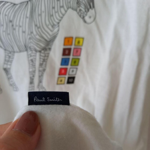 Paul Smith(ポールスミス)の☆Paul Smith　ポールスミス　Tシャツ　長袖　白　美品　Mサイズ　ロンT メンズのトップス(Tシャツ/カットソー(七分/長袖))の商品写真