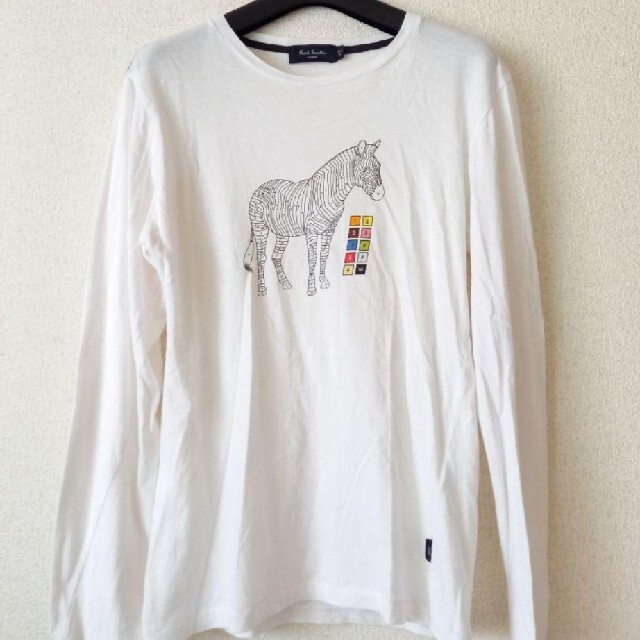 Paul Smith(ポールスミス)の☆Paul Smith　ポールスミス　Tシャツ　長袖　白　美品　Mサイズ　ロンT メンズのトップス(Tシャツ/カットソー(七分/長袖))の商品写真