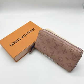 ルイヴィトン(LOUIS VUITTON)の【本物】ルイヴィトン マヒナ　ジッピーウォレット　ピンク(長財布)